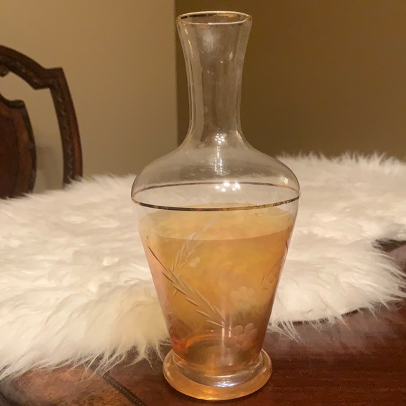 Vintage Carnival Glass Mini Vase